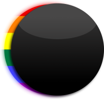 Second Eclipse logo but rainbow